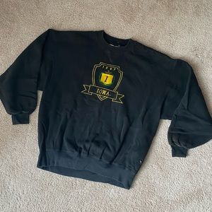 Vintage Iowa Russel Athletics Embroidered Crewneck
